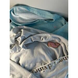2 Girls Vineyard Vines hooded sweatshirts. Size M  10-12